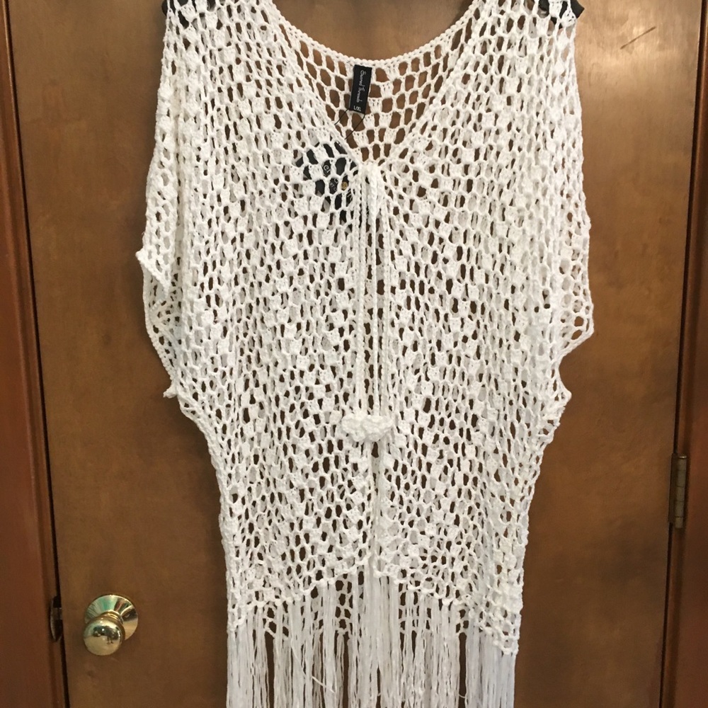 Sacred Threads crochet vest
